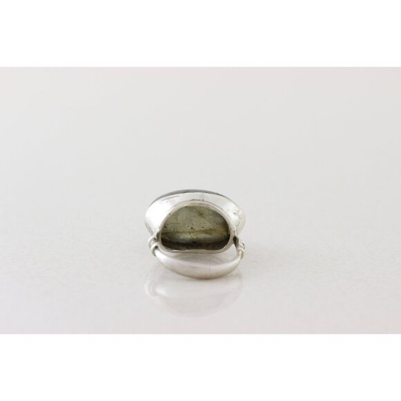 Sterling Silver Labradorite Ring Size 6 - Picture 8 of 8